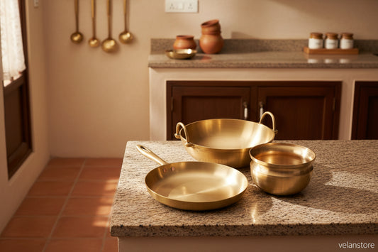 Traditional Bronze/Kansa Combo