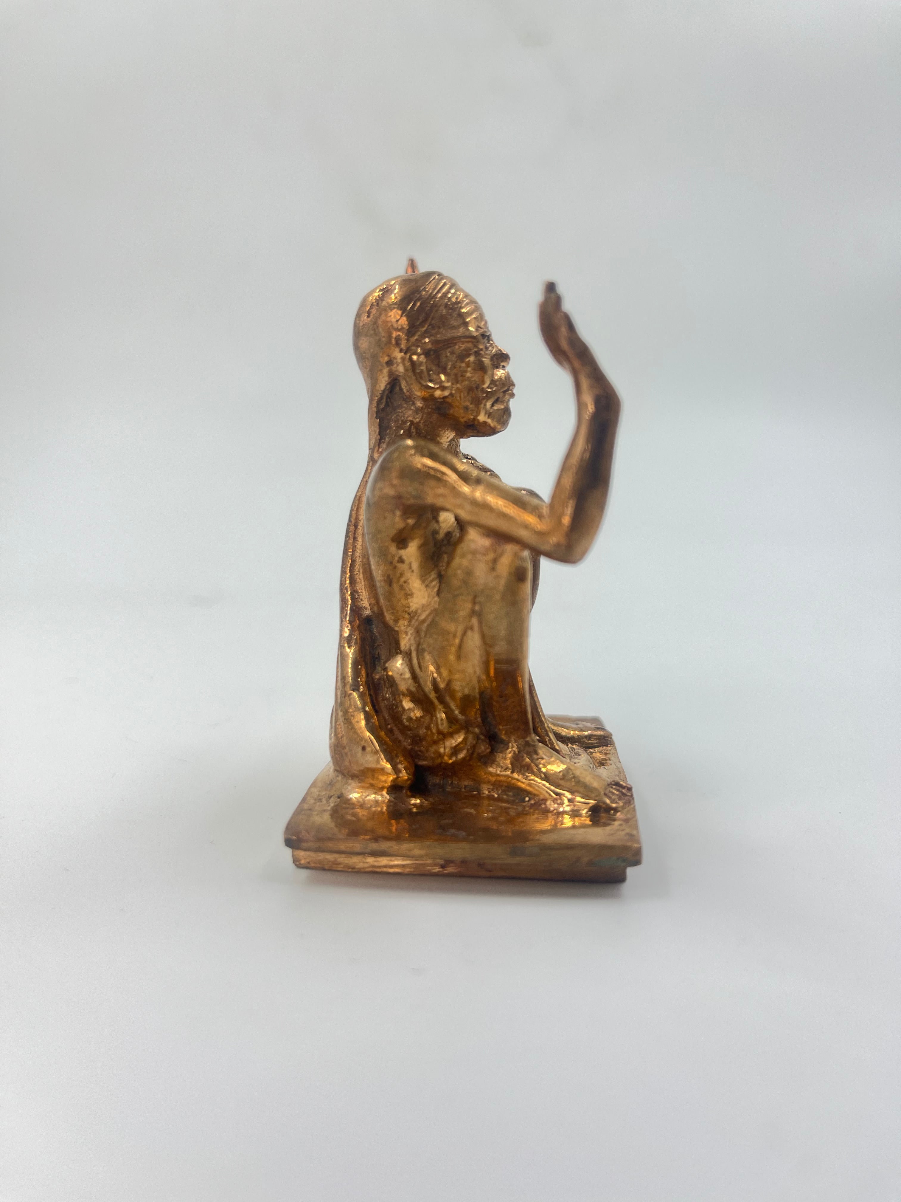 Kanchi Periyava 3-Inch Panchaloha Bronze Idol
