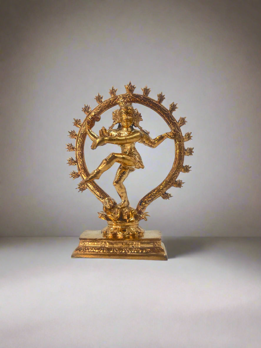 Natrajar 4-Inch Bronze Panchaloh Idol