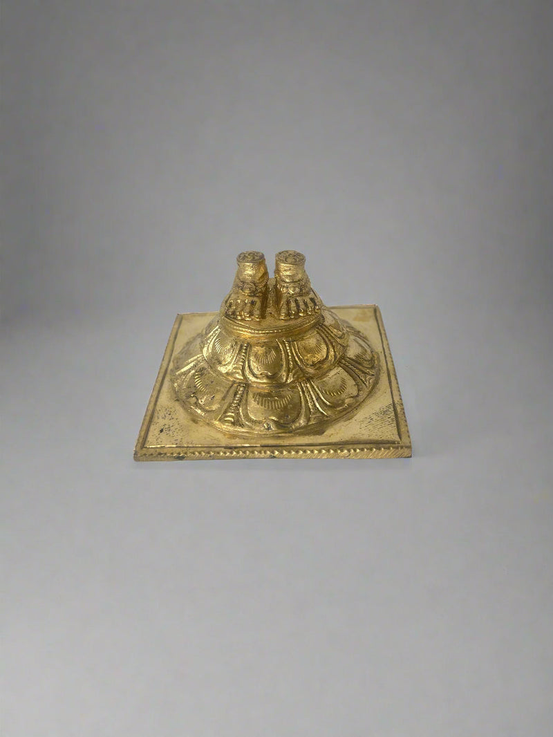 Ramarpadham 3-inch Handcrafted Bronze Panchaloha Idol