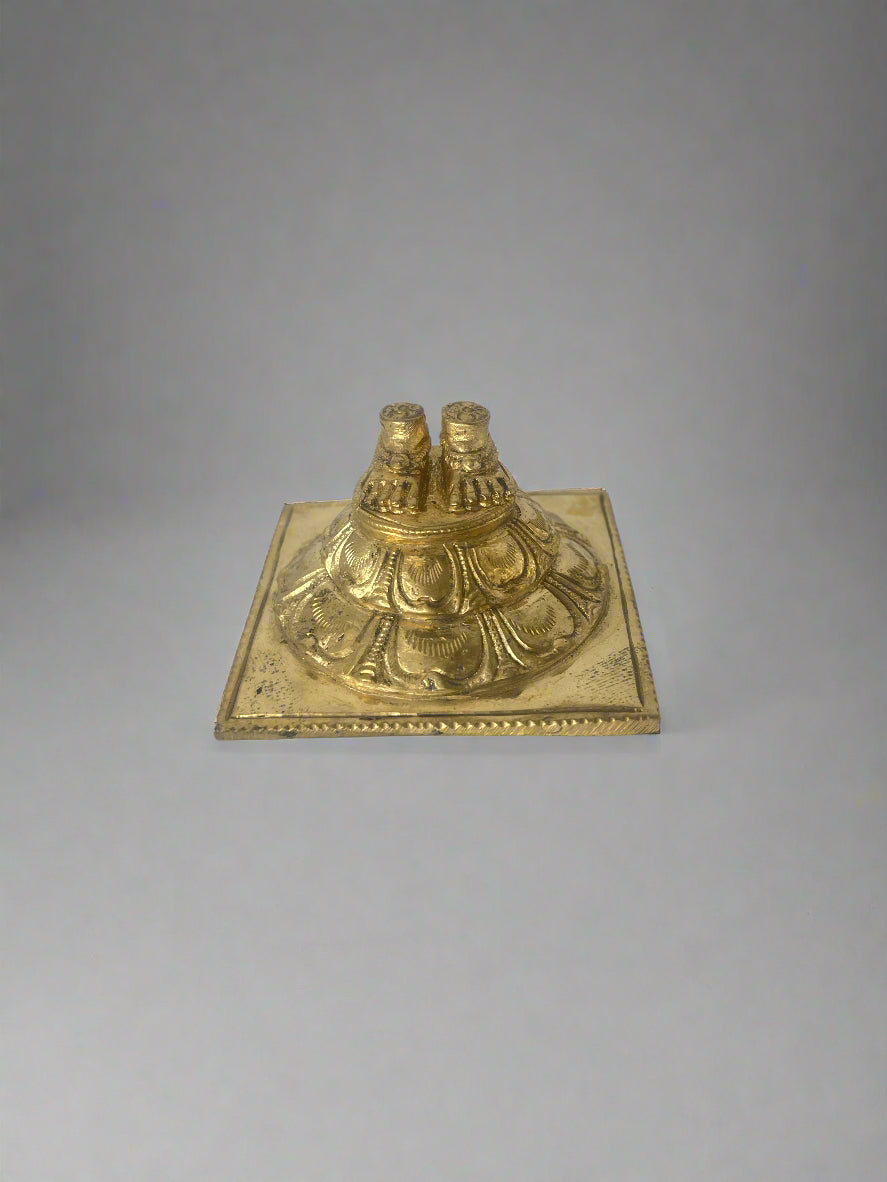 Ramarpadham 3-inch Handcrafted Bronze Panchaloha Idol