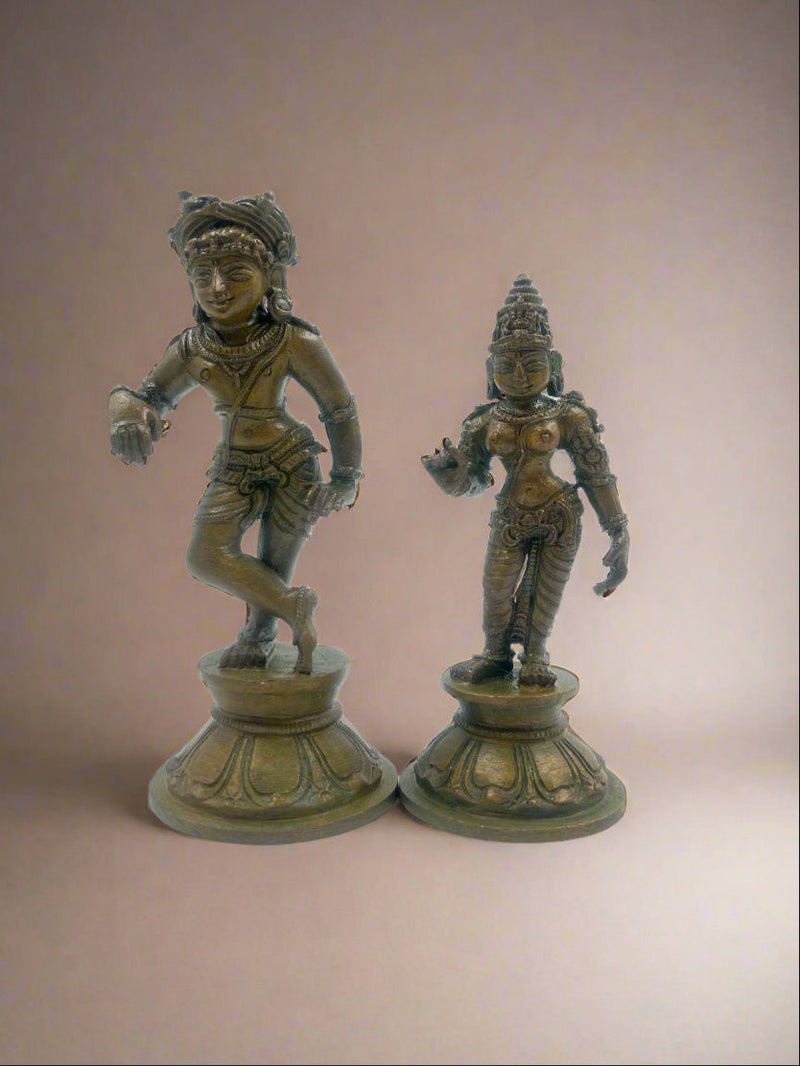 Rishabadevar 4-Inch Idol | Bronze Panchaloha Sculpture