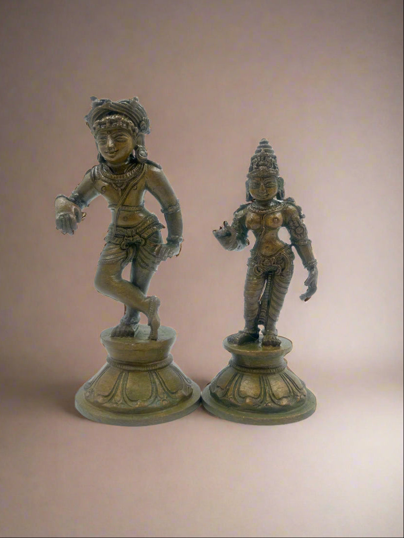Rishabadevar 4-Inch Idol | Bronze Panchaloha Sculpture