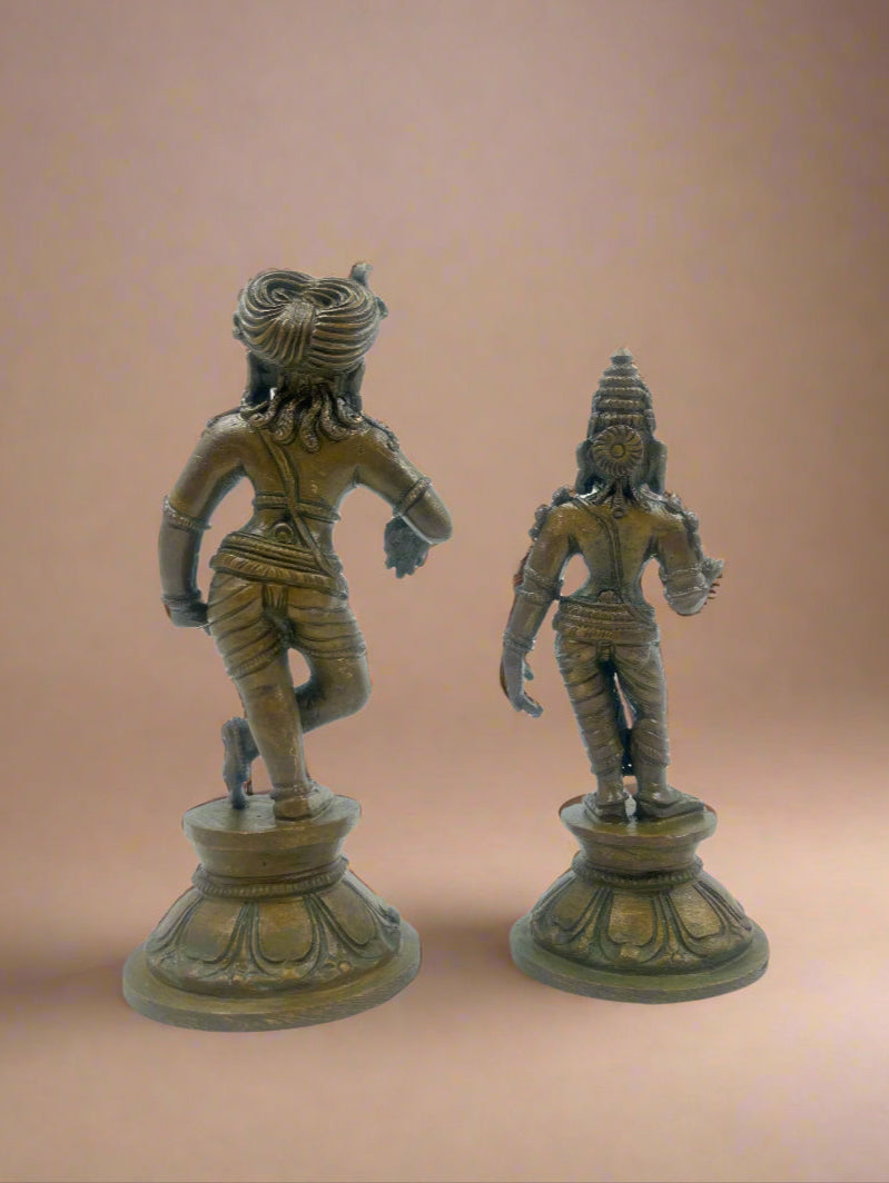 Rishabadevar 4-Inch Idol | Bronze Panchaloha Sculpture