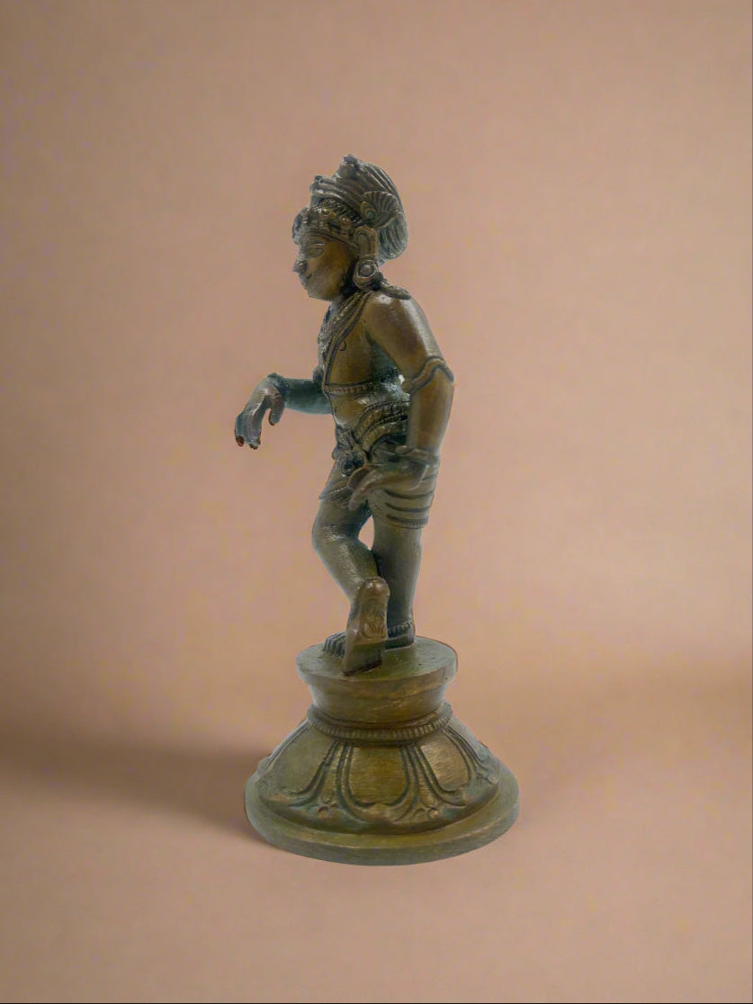 Rishabadevar 4-Inch Idol | Bronze Panchaloha Sculpture