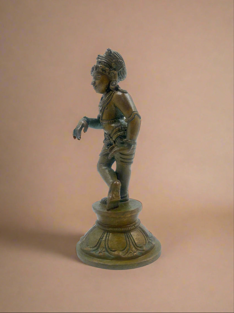 Rishabadevar 4-Inch Idol | Bronze Panchaloha Sculpture