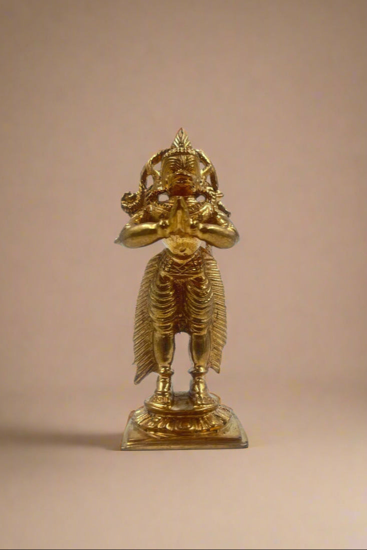 Standing Hanuman 2.5-inch Bronze Idol