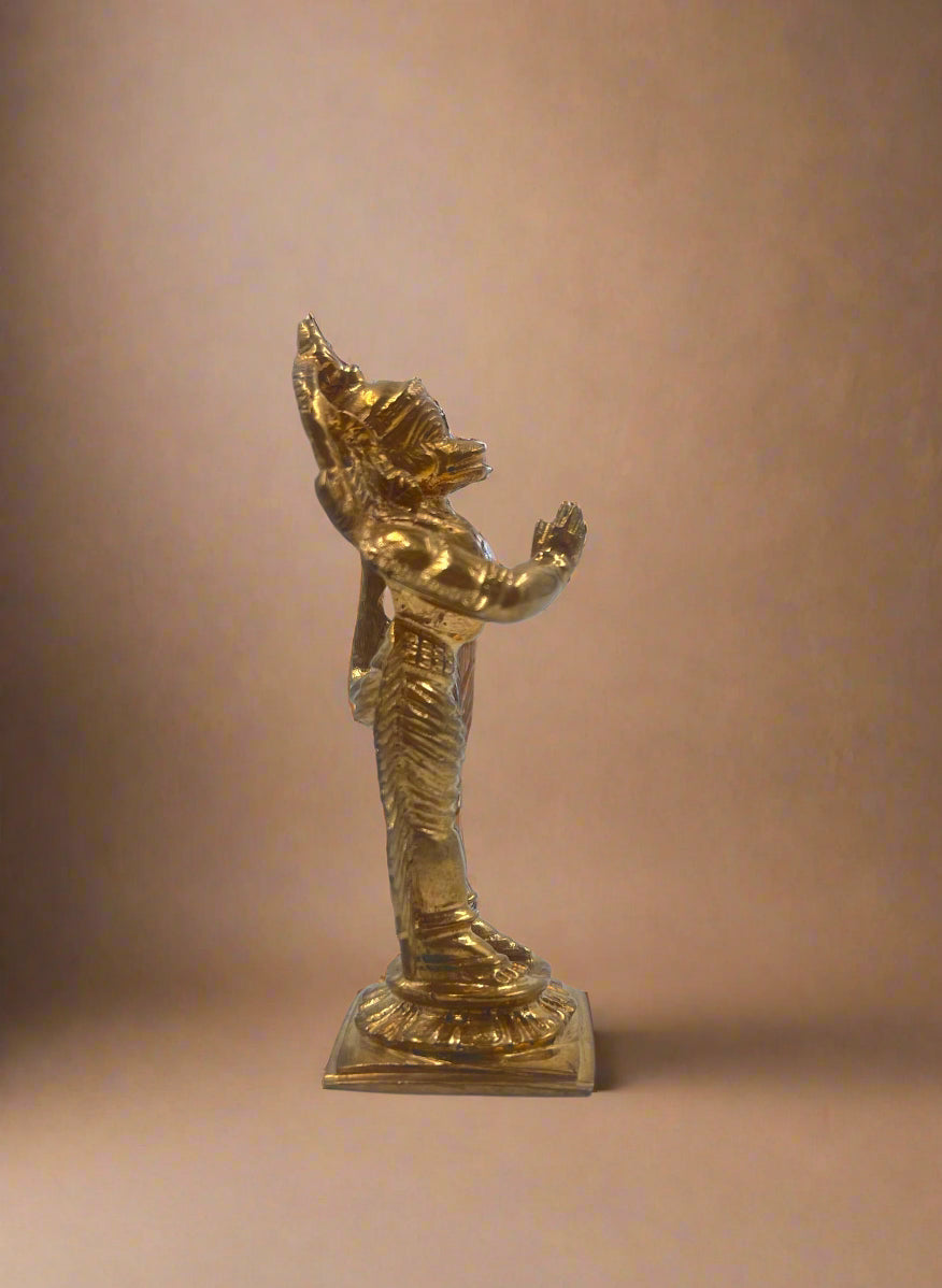 Standing Hanuman 2.5-inch Bronze Idol