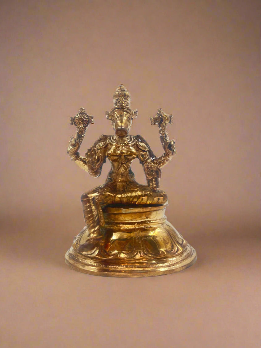 Varahiamman 4-Inch Statue | Bronze Panchaloha Idol