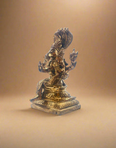 Lakshmi Hayagriva 3.5-inch Idol | Handmade Panchaloha Bronze Statue