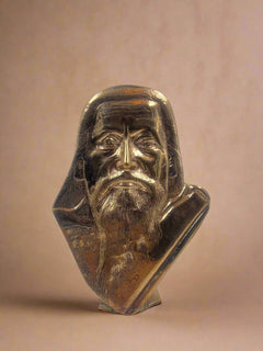 Mother & Sri Aurobindo Set 6-Inch Sculpture | Panchaloha Bronze Idol