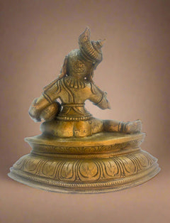 Pot Krishna 6-Inch Panchaloha Sculpture