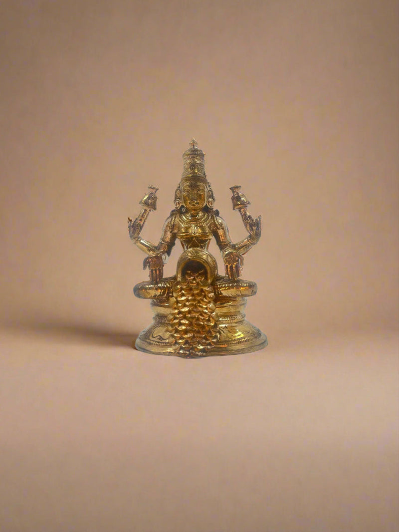 Gubera Lakshmi 3.5-inch | Panchaloha Idol