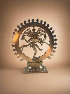 Natarajar 6-Inch Bronze Idol | Handmade Panchaloha Statue
