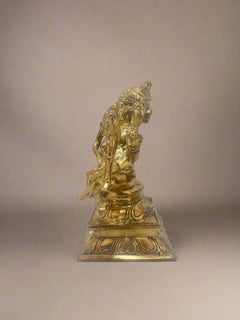 Uchchista Ganapati 6-inch Panchaloha Bronze Idol
