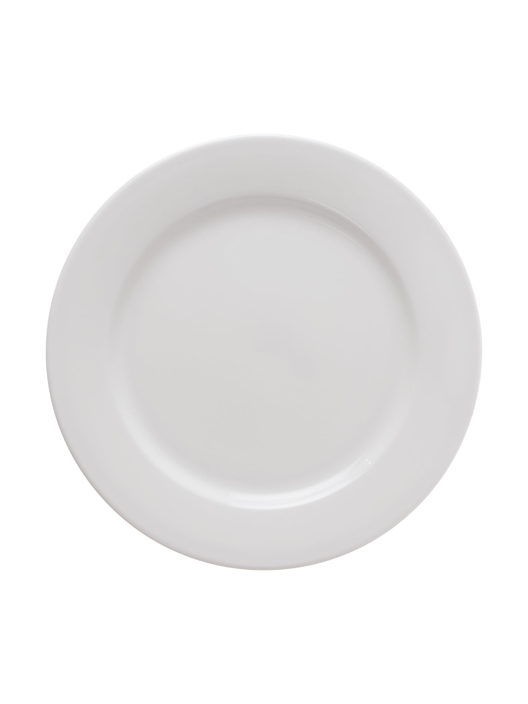 Clay Craft Basic Quarter Plate Georgian 7" 4 Piece Plain White