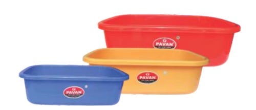 Home Multipurpose Rectangular Small Plastic Trays| Stationary Office Organiser Tray | Strong Plastic Material