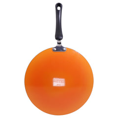 Meyer Premium Non-Stick Curved Roti Tawa, 26cm, Orange (5mm thick)