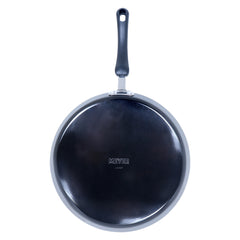 Meyer Premium Non-Stick (3mm thick)28cm Flat Dosa Tawa, Black