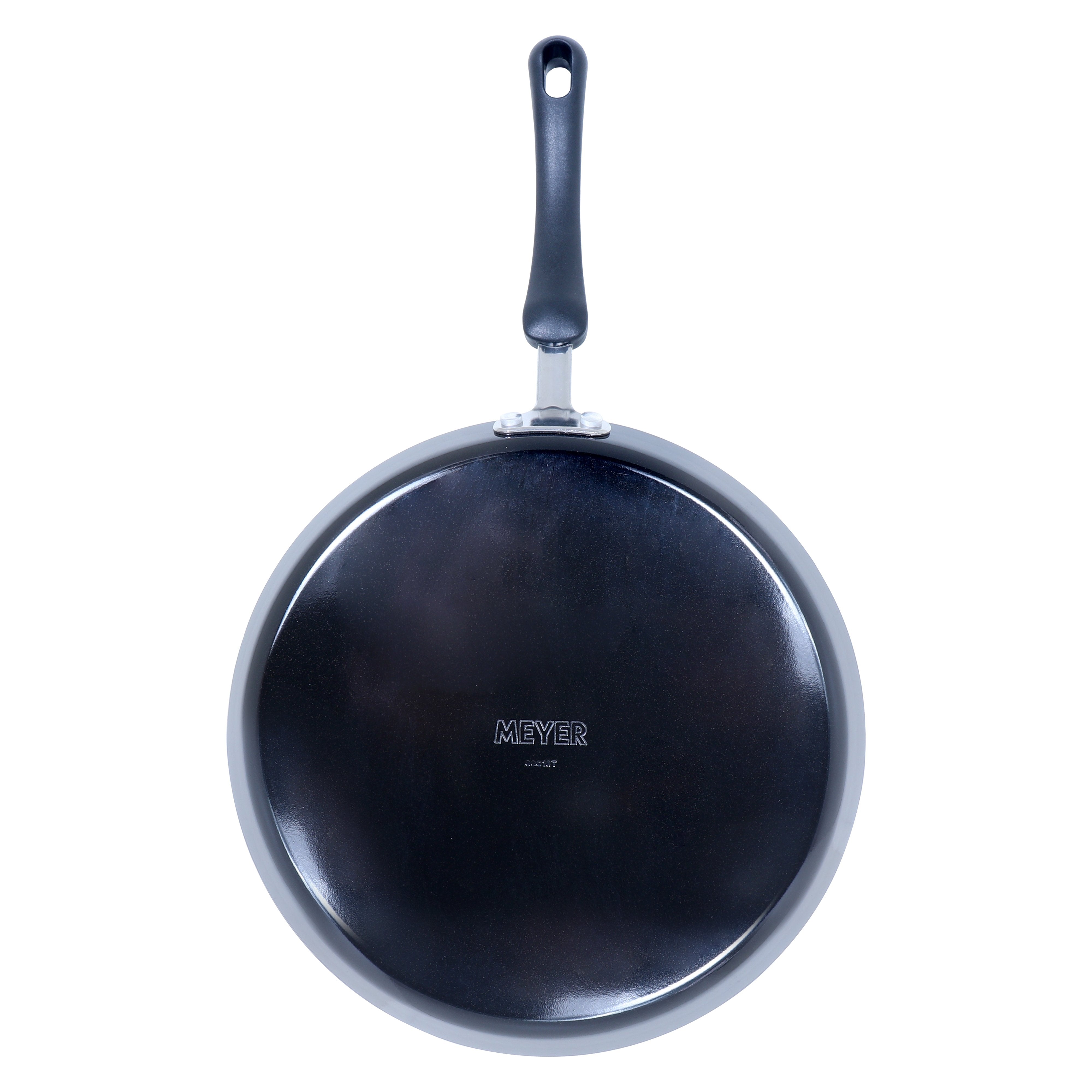 Meyer Premium Non-Stick (3mm thick)28cm Flat Dosa Tawa, Black