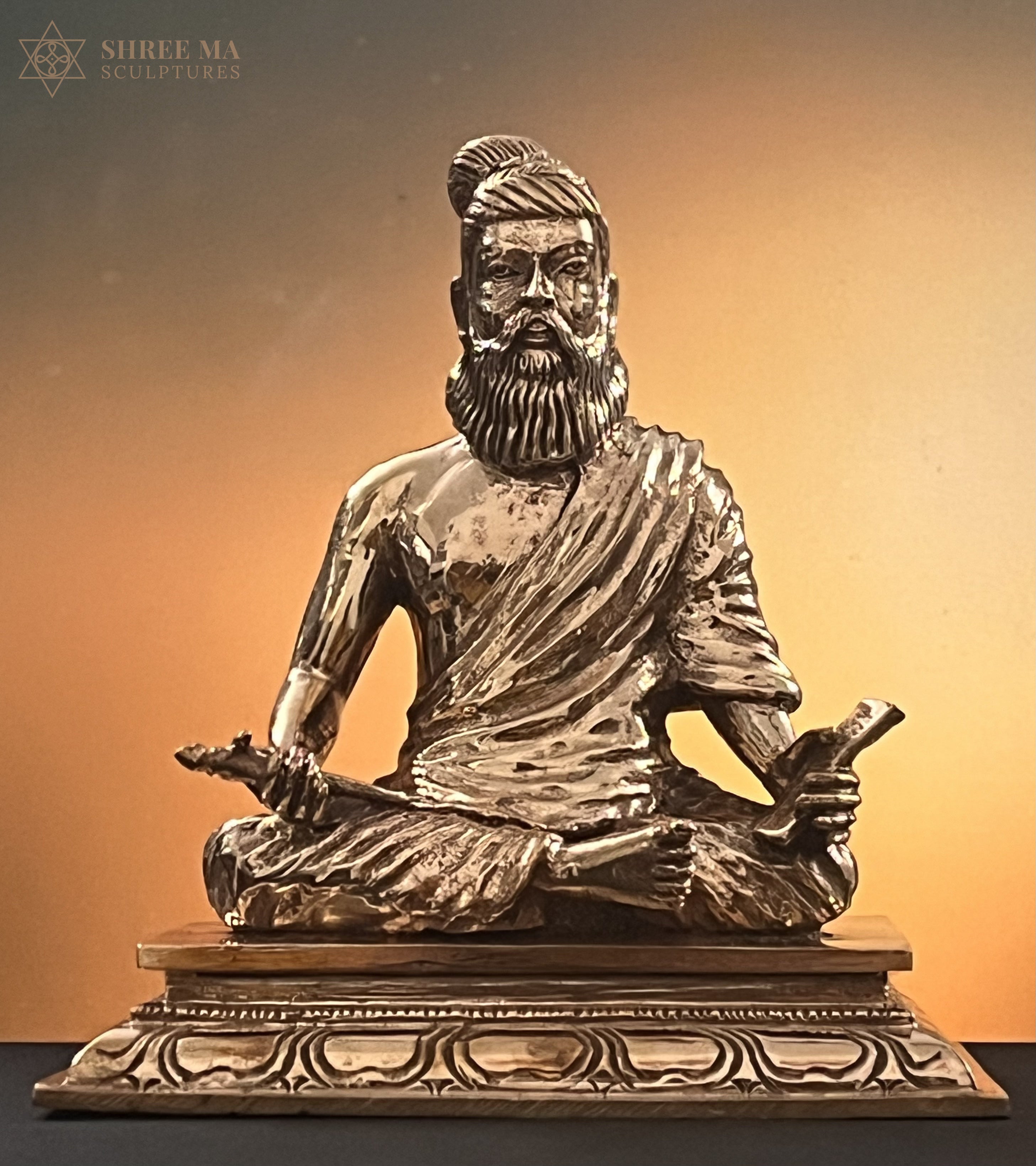 Thiruvalluvar 5" Panchaloha (Impon) Idol | Symbol of Wisdom and Virtue