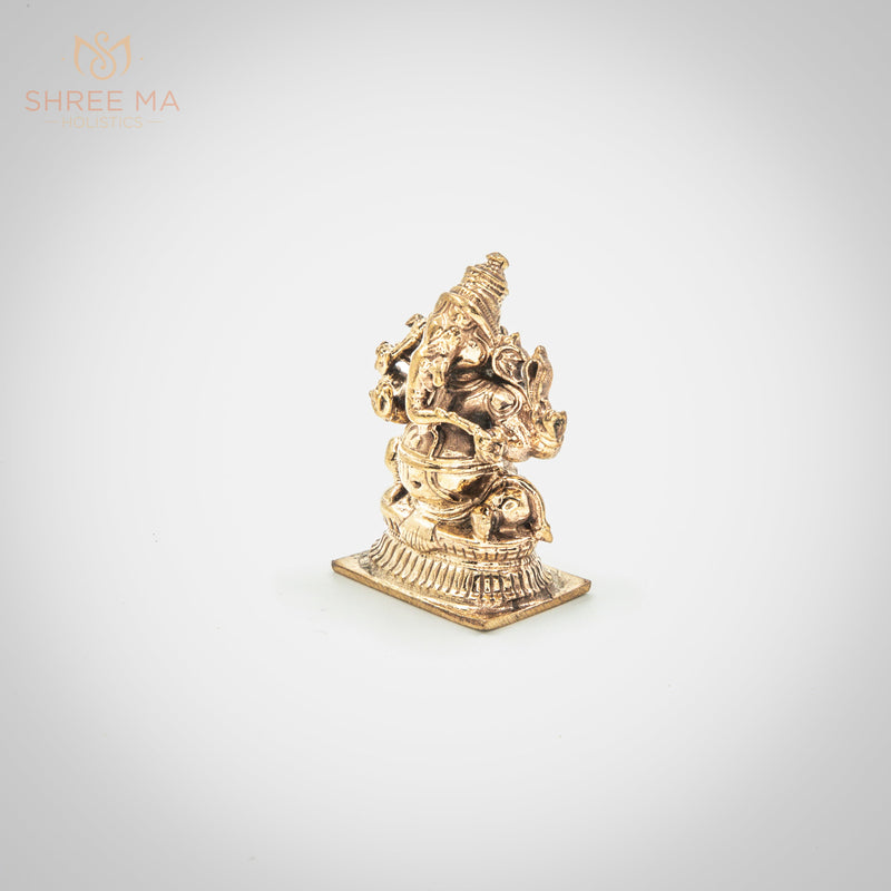 Ganesha 1.5" inches panchaloha idol