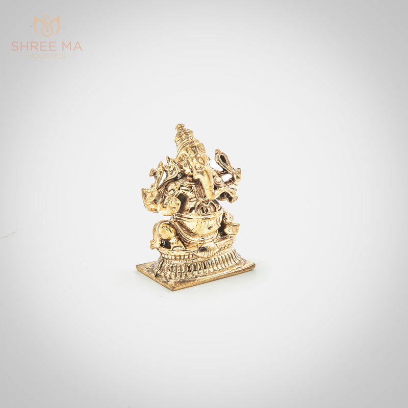 Ganesha 1.5" inches panchaloha idol