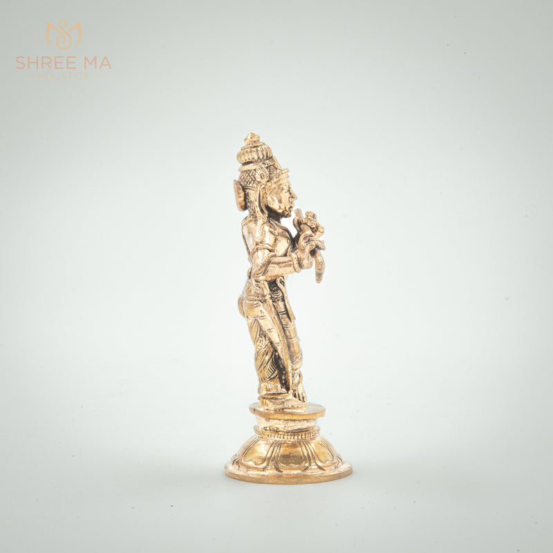 Krishna 4" inches panchalogam bronze idol