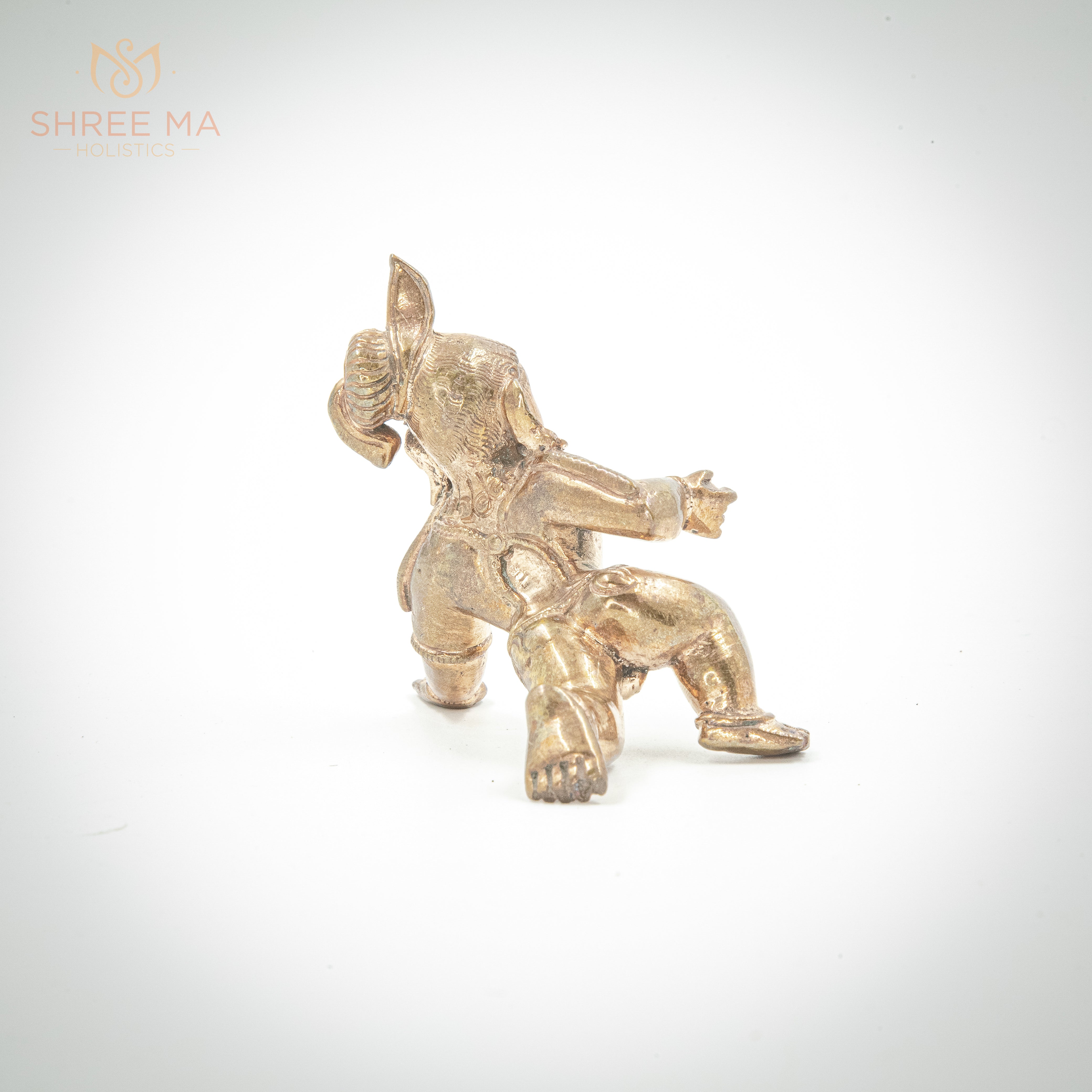 Krishna crawling 3" | Madhuchista-Vidhana (Lost-Wax casting) | Panchaloha Bronze from Swamimalai