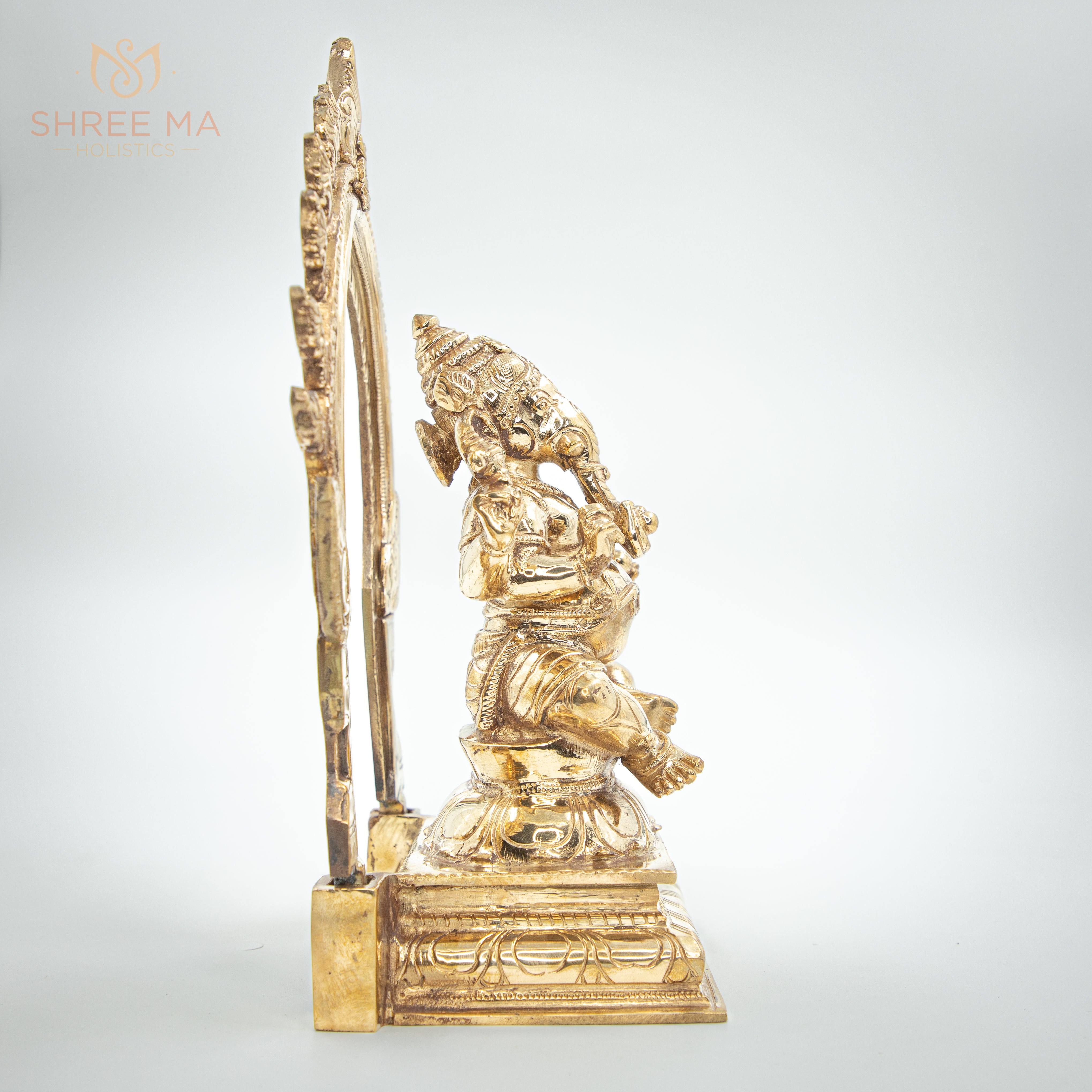 Ganesha 10" | Handmade | Madhuchista-Vidhana (Lost-Wax casting) | Panchaloha Bronze from Swamimalai
