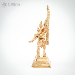 Pradosha Moorthy 8" Panchaloha Bronze Statue – Handmade in Swamimalai, Lost-Wax Casting (Madhuchista-Vidhana)