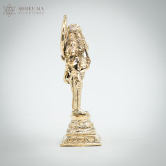 Panchamukhi Hanuman 6" | Handmade | Madhuchista-Vidhana (Lost-Wax casting) | Panchaloha Bronze from Swamimalai