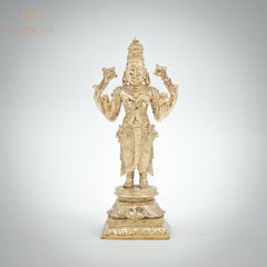 Dhanwantri 7" | Handmade | Madhuchista-Vidhana (Lost-Wax casting) | Panchaloha Bronze from Swamimalai