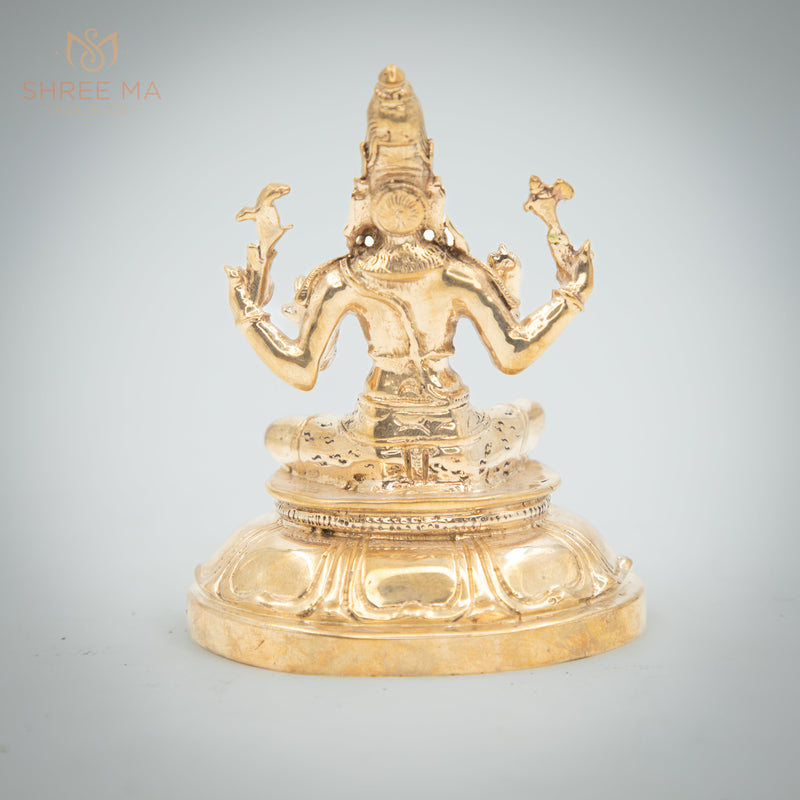 Shiva 4" inch Panchaloha idol
