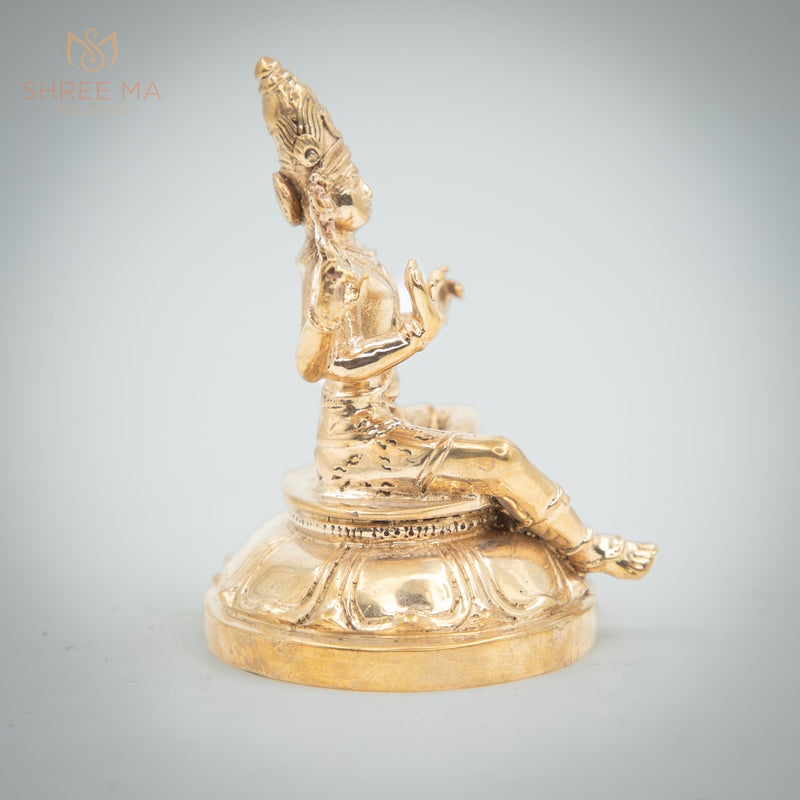 Shiva 4" inch Panchaloha idol