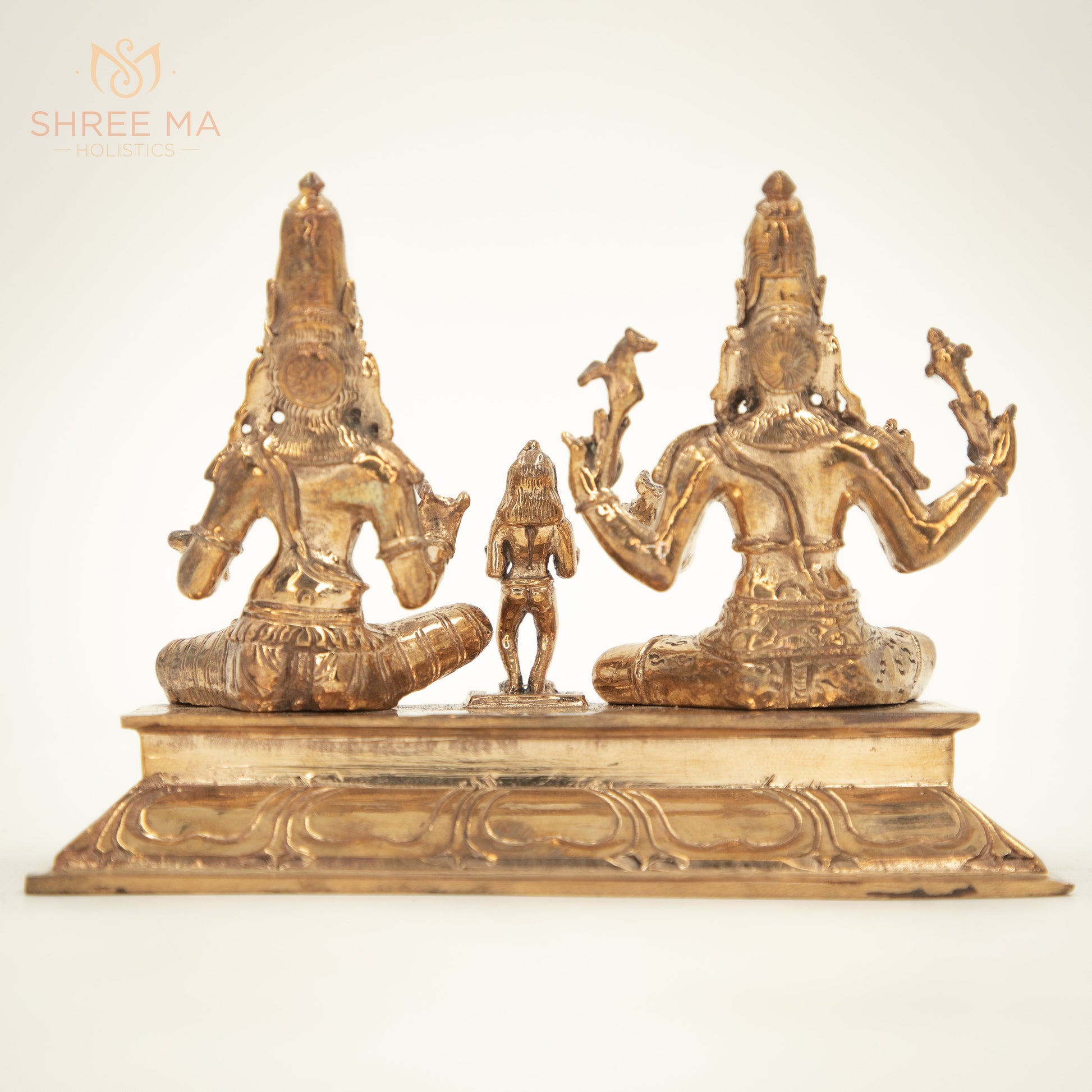 Somaskandar 6" | Handmade | Madhuchista-Vidhana (Lost-Wax casting) | Panchaloha Bronze from Swamimalai