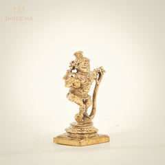 Kaalinga nartana Krishna 2.5" Panchaloha Bronze idol from Swamimalai