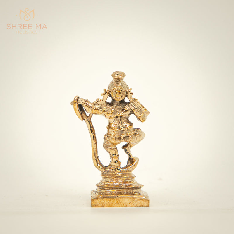 Kaalinga nartana Krishna 2.5" Panchaloha Bronze idol from Swamimalai