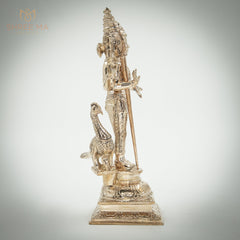 Subramaniyar 9" | Handmade | Madhuchista-Vidhana (Lost-Wax casting) | Panchaloha Bronze from Swamimalai