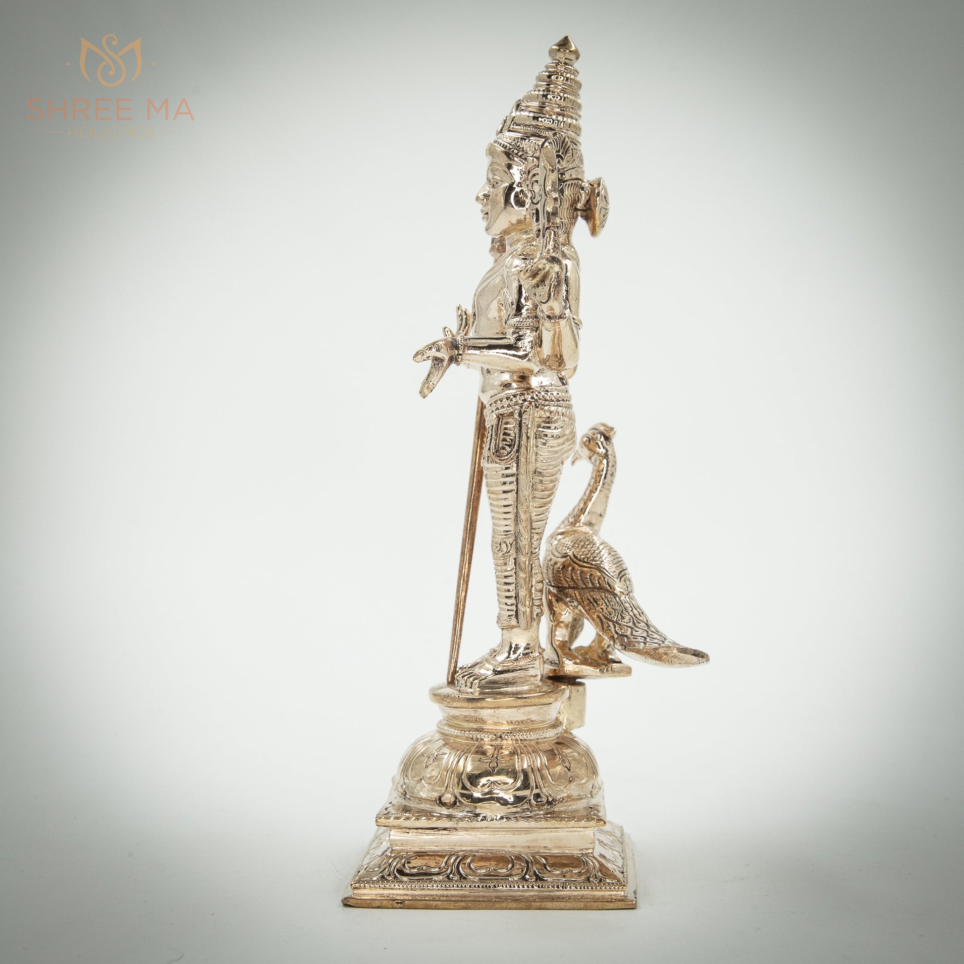 Subramaniyar 9" | Handmade | Madhuchista-Vidhana (Lost-Wax casting) | Panchaloha Bronze from Swamimalai