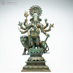 Kandrishti Vinayagar 13-Inch Panchaloha Bronze Idol