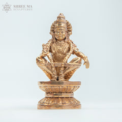 Ayyappan Swamy 3" inches Panchaloha bronze idol