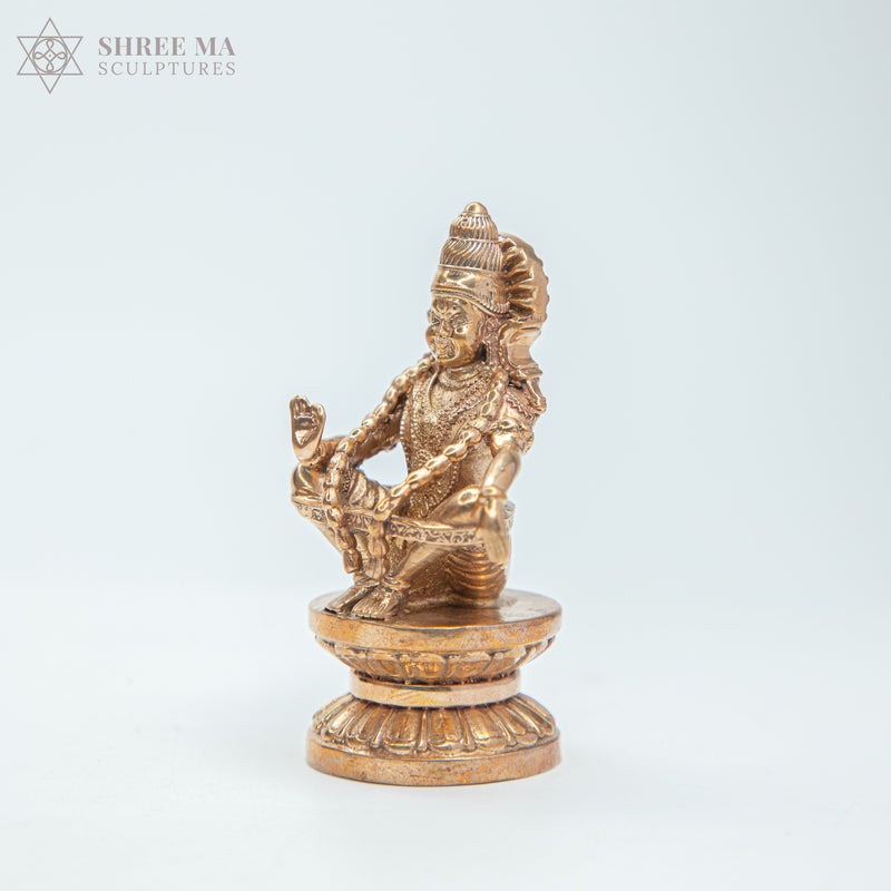 Ayyappan Swamy 3" inches Panchaloha bronze idol