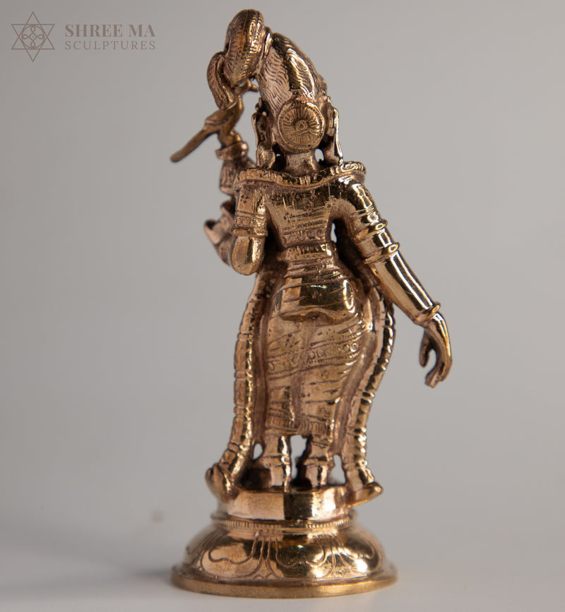 Andal 3.5" Panchaloha idol |  Divine Sculpture