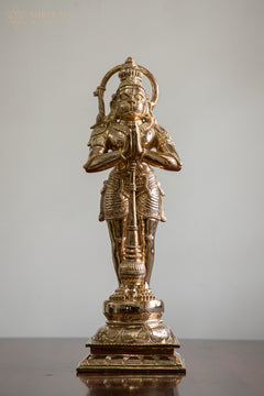 Hanuman 18-Inch | Handmade Panchaloha Sculpture