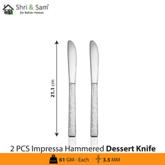 Stainless Steel Cutlery Impressa Hammered