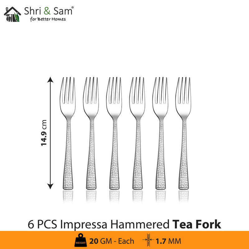 Stainless Steel Cutlery Impressa Hammered