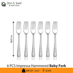 Stainless Steel Cutlery Impressa Hammered