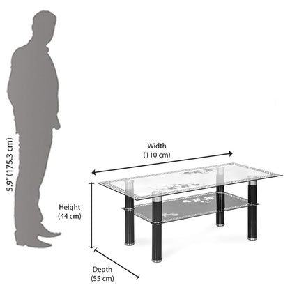 Nilkamal Polar Center Table (Black)