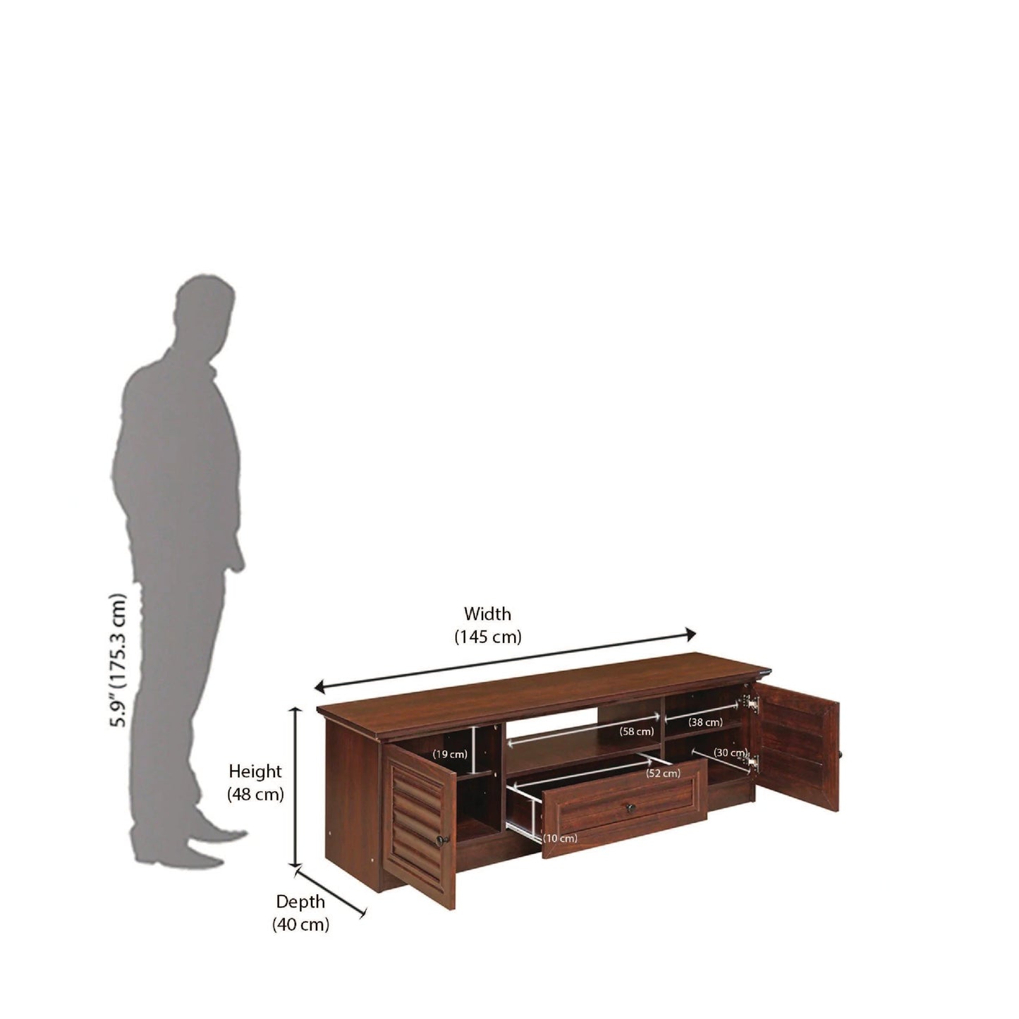 Nilkamal Sage TV Cabinet